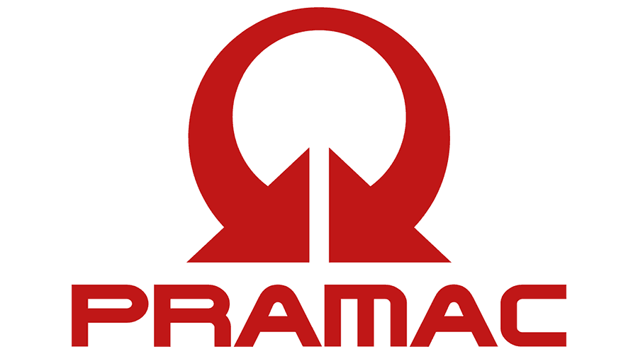 PRAMAC Logo Red Text on White Background