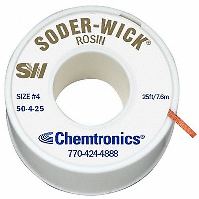 CHEMTRONICS 50425 CHEMTRONICS No.4 Desoldering Wick