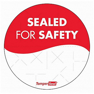 DAYMARK IT118674 Food Safety Label Red/White 3 in H