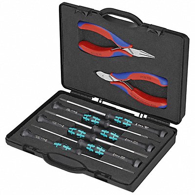 KNIPEX 2018 Precision Pliers Set Dipped 8 Pcs