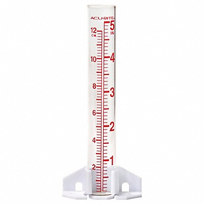 ACURITE 00810A3 Glass Rain Gauge w/Vial
