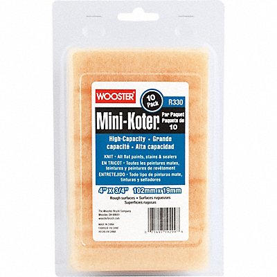 WOOSTER R1314 Paint Roller Cover 1/4 Dia Core PK10