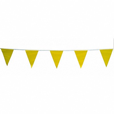 CORTINA 340560 Pennants Vinyl Yellow 60 ft.