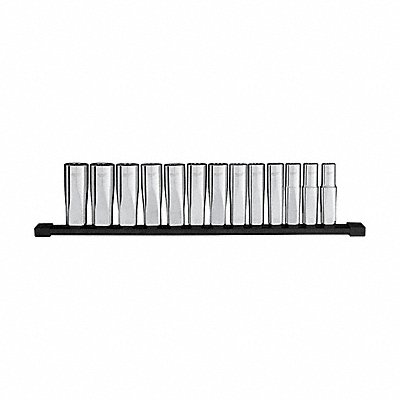 MILWAUKEE 48229524 Deep Well Socket Set Metric 12pt