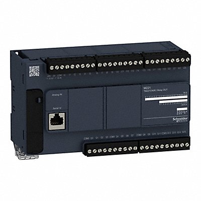 SCHNEIDER ELECTRIC TM221C40R Controller 24VDC/240VAC Relay 5.12 in D