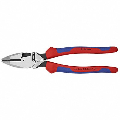 KNIPEX 0912240SBA Linemans Plier 9-1/2 L Ergonomic