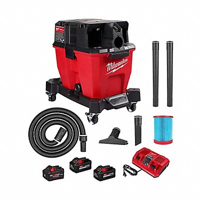 MILWAUKEE 092022HD48111881 M18 9GAL Vacuum Kit+M18 FORGE XC8Battery