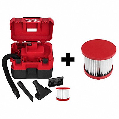 MILWAUKEE 9602049901900 M12 FUEL 1.6 Gallon Vacuum HEPA Filter