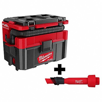 MILWAUKEE 9702049902028 M18 2.5 Gallon Wet/Dry Vac + Attachment