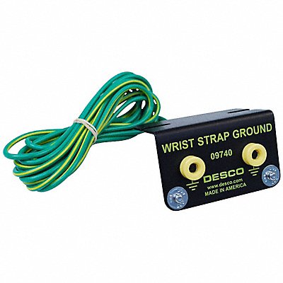 DESCO 9740 Grounding Block Bench Mount 2P