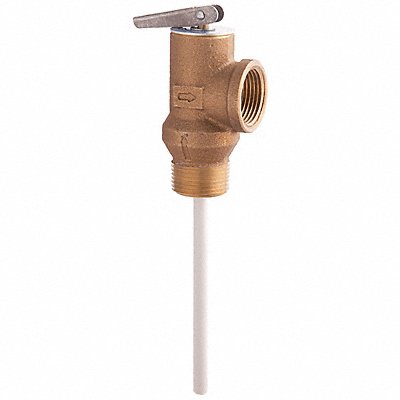 WATTS 34LF100XL175210 Temperature Pressure Relief Valve Copper