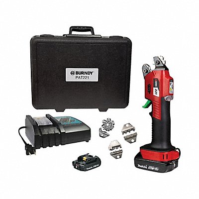BURNDY PAT221A02A2 Battery Crimper 18 V DC 18V Die 2 Ah