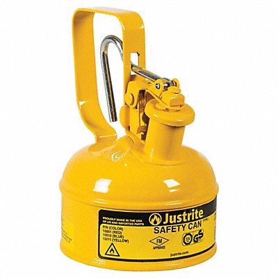 JUSTRITE 10011 Type I Safety Can Steel 6-3/4 H