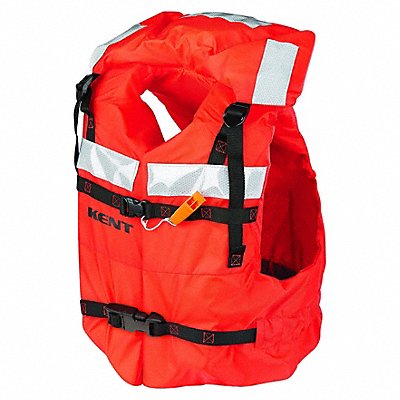KENT SAFETY 10040000000000 Life Jacket Adult Universal 22lb Foam OR