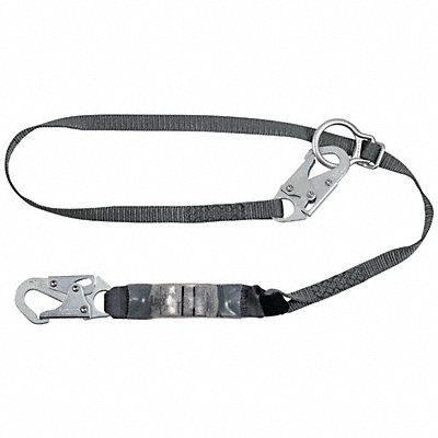 MSA 10193128 Shock-Absorbing Lanyard Grey