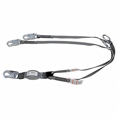 MSA 10193129 Shock-Absorbing Lanyard Grey