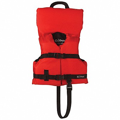 ONYX 10300000000000 Life Jacket Infant UNIV 15.5lb Foam Red