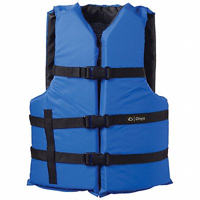 ONYX 10300100000000 LifeJacket Adult Oversize 15.5lb Foam BL