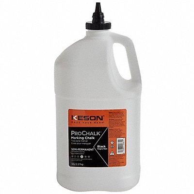 KESON 105BLACK Marking Chalk Refill Black 5 Lb