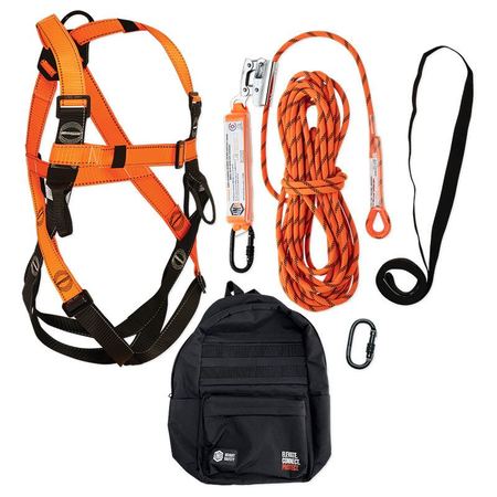LINQ Basic Roofers Kit With Premium Backpack Orange/Black