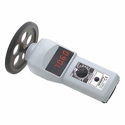 SHIMPO DT107AS12 Tachometer +/-0.006% RPM Acc LED
