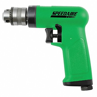 SPEEDAIRE 10D240 Drill Air-Powered Pistol Grip 3/8 in