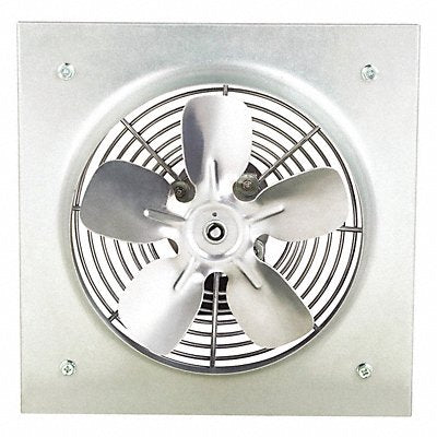DAYTON 10D953 Exhaust Fan 10In Bl Alum 115V