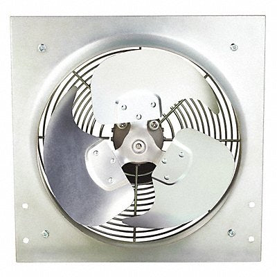 DAYTON 10D954 Exhaust Fan 12In Bl Alum 115V