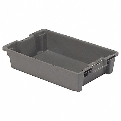 ORBIS GS604013Grey Stack and Nest Ctr Grey Solid Plastic
