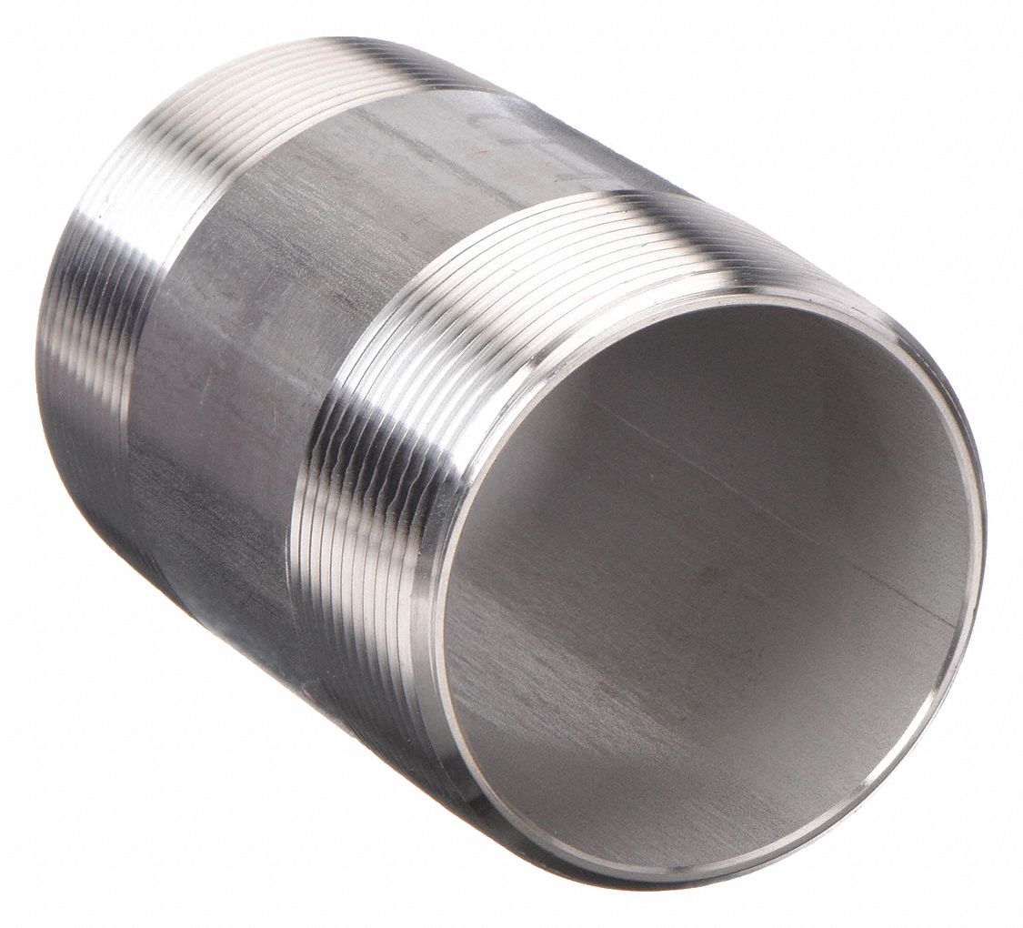 GRAINGER T4BNI03P25 Nipple 2 Thrd at Both Ends 3 304 PK25