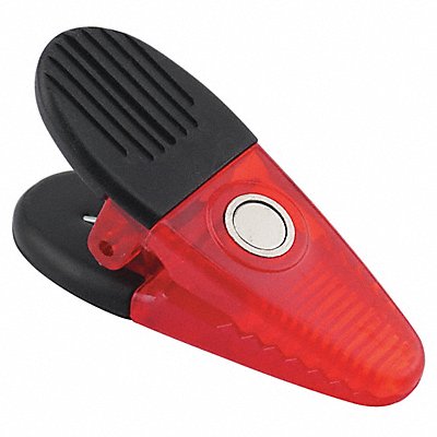 GRAINGER 10E857 Magnetic Clip 3-1/2 Red Neodymium PK2