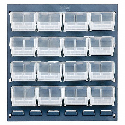 QUANTUM STORAGE SYSTEMS QLP181921016CL Louvrd Pnl 1/4inx20inx18in Load Capacity 175lb