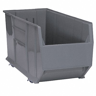QUANTUM STORAGE SYSTEMS QRB176MOBGY G7021 Mobile Bin Grey Polypropylene 17 1/2 in