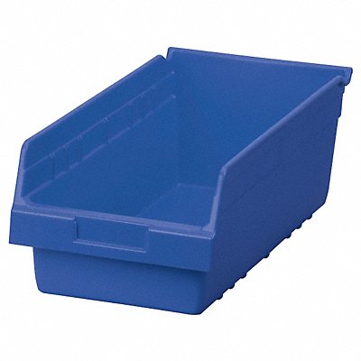 AKRO-MILS 30088BLUE D5435 Shelf Bin Blue Plastic 6 in
