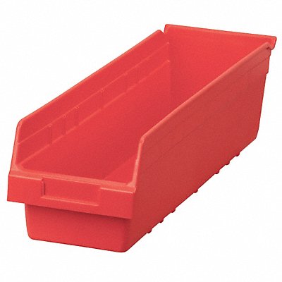 AKRO-MILS 30094RED D5436 Shelf Bin Red Plastic 6 in