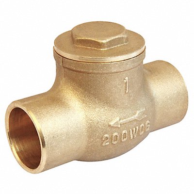 GRAINGER 10F328 Swing Check Valve 2.4375 in Overall L