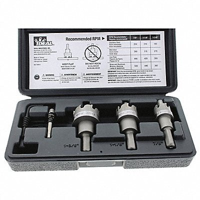 IDEAL 36311 Hole Saw Kit Saw Range 7/8 to 1-3/8