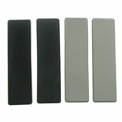 GRAINGER 10G207 Furniture Glides Rect 9 L PK4