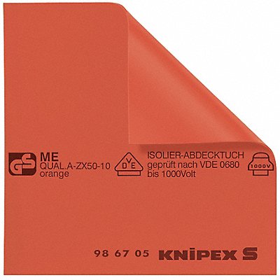 KNIPEX 986705 Insulated Mat 19-11/16 x 19-11/16 In Red