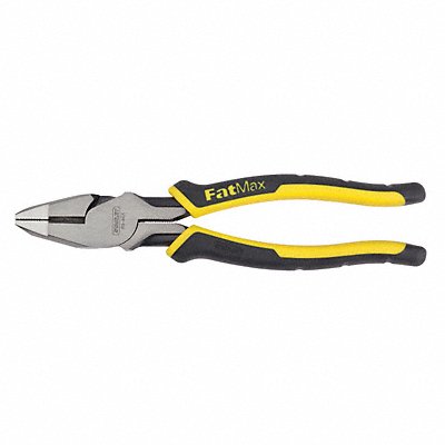 STANLEY 89865 Linemans Pliers 9-3/8 In L Black