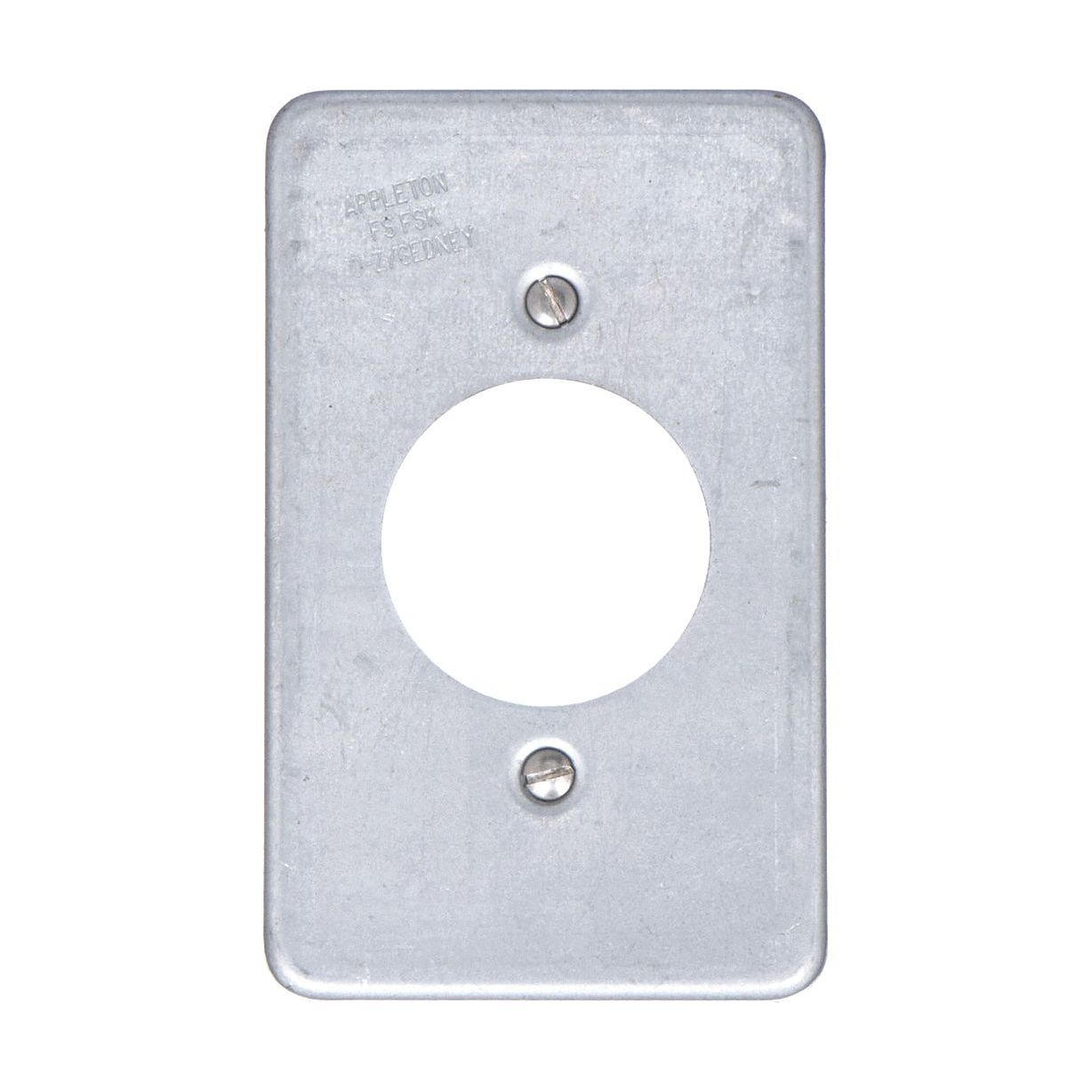 APPLETON ELECTRIC FSK1RY Weatherproof Cover Vertical Steel