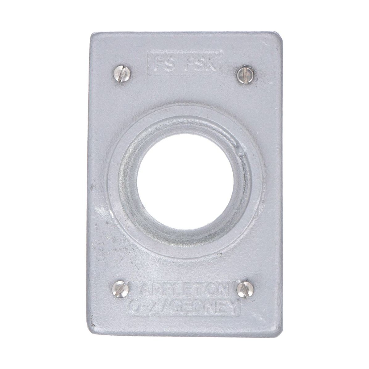 APPLETON ELECTRIC FSK1RZ Weatherproof Cover Malleable Iron