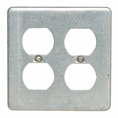 APPLETON ELECTRIC FSK2DR Weatherproof Cover Steel 2 Gangs