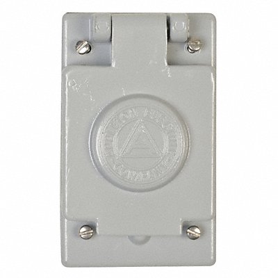 APPLETON ELECTRIC FSKWT2 Weatherproof Cover Vertical 1-5/32 In.D