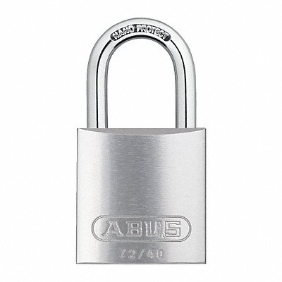 ABUS 7240KAx6Silver Lockout Padlock KA Silver 1-1/2 H PK6