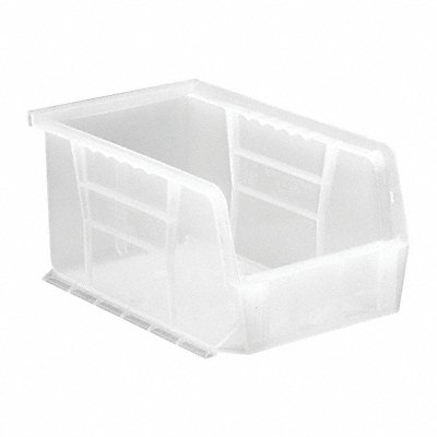 QUANTUM STORAGE SYSTEMS QUS221CL Hang and Stack Bin Clear PP 5 in