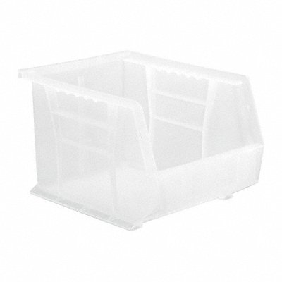 QUANTUM STORAGE SYSTEMS QUS239CL Hang and Stack Bin Clear PP 7 in