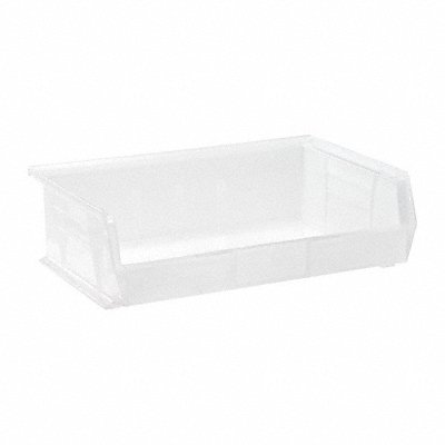 QUANTUM STORAGE SYSTEMS QUS245CL Hang and Stack Bin Clear PP 5 in