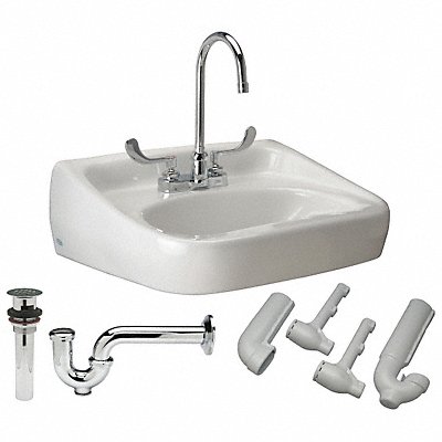 ZURN Z5344525307006 Sink DShape 16-1/2inx 10-1/4inx6-3/8in