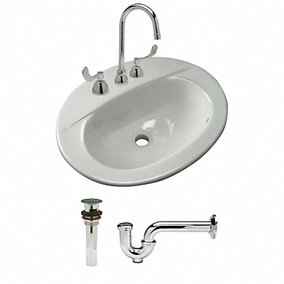 ZURN Z51188461070000 Zurn Lav Sink Oval 20inx12-1/4inx6-5/8in